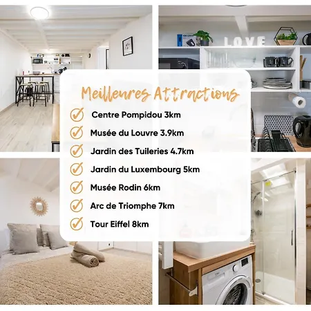 Magnifique Flat Le Belleville - Lumineux - 4 Personnes - Proche Metro *